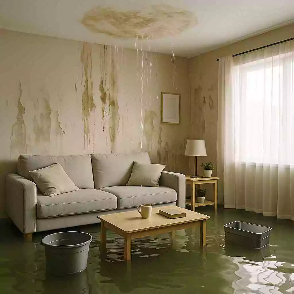Water Damage in a House of Frisco TX 3